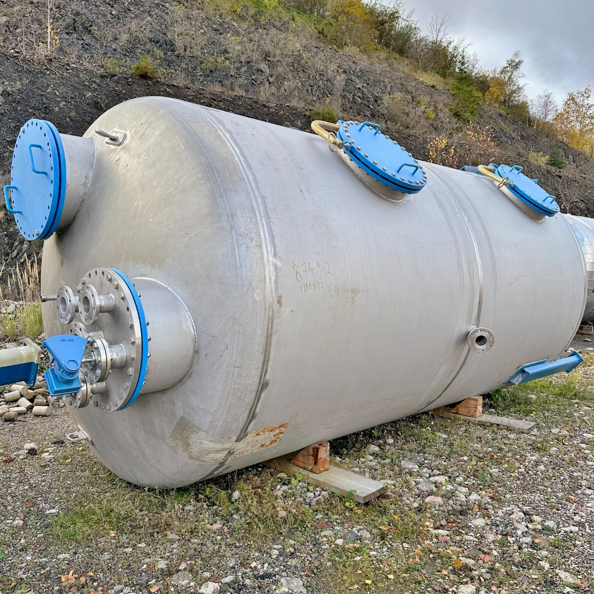 Inox Maurer 25000 Liter Doppelstocktank aus V2A (2 x 12500 Lit