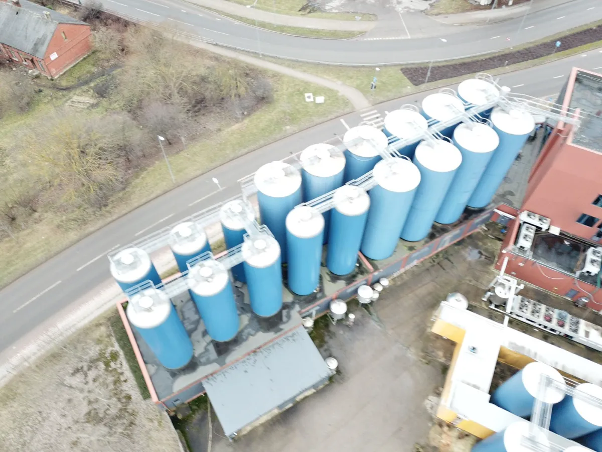 180000 Liter heiz-/kühlbarer Druckbehälter aus V2A