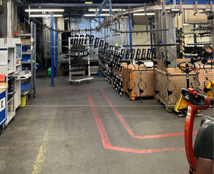 Heiche HEIS02 Powder coating line Pulverbeschichtung – RESALE