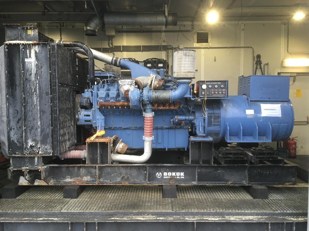 MTU 16V2000 GENERATOR 1250KVA USED Wasserpumpen