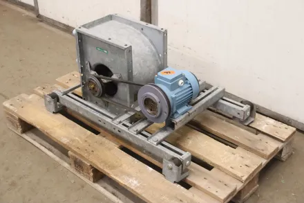 Lüfterrad 2x Ø 200 x 80 mm Absauggebläse 0,4/0,1 kW  1390/690 U/min – RESALE