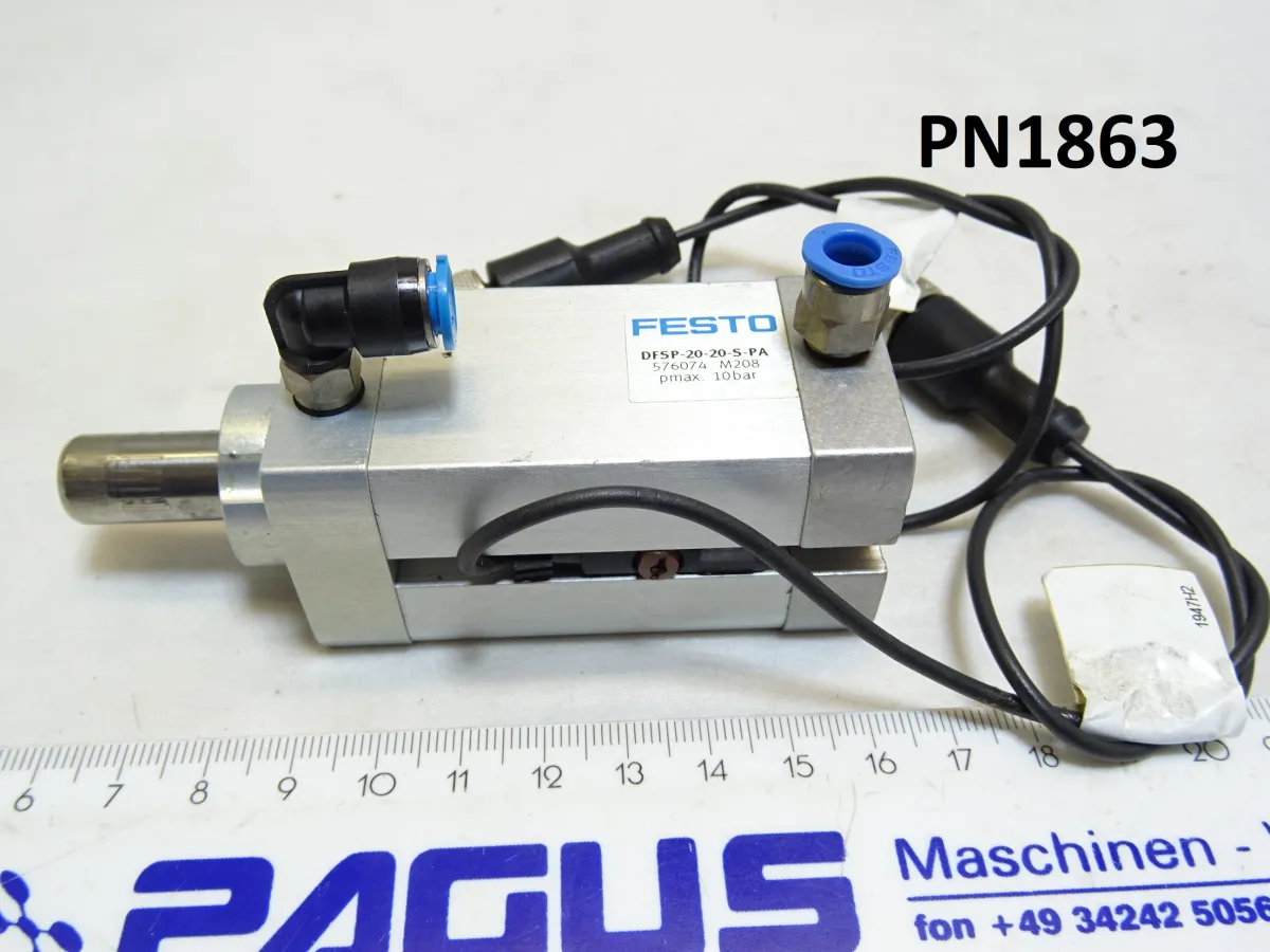Festo Stopperzylinder Hub 20 mm, DFSP-20-20-S-PA