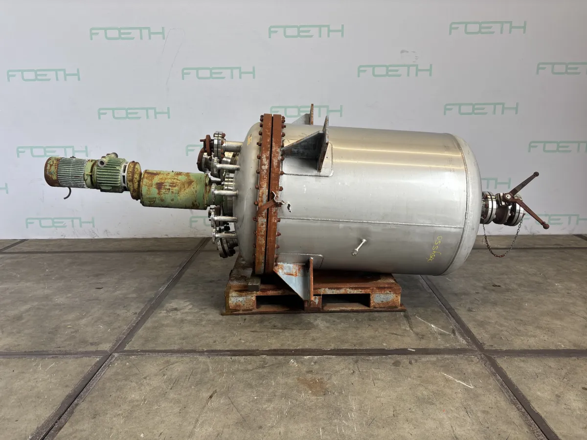 Fib Leeuwarden 1.200 L - Stainless Steel Reactor Biotechnologie