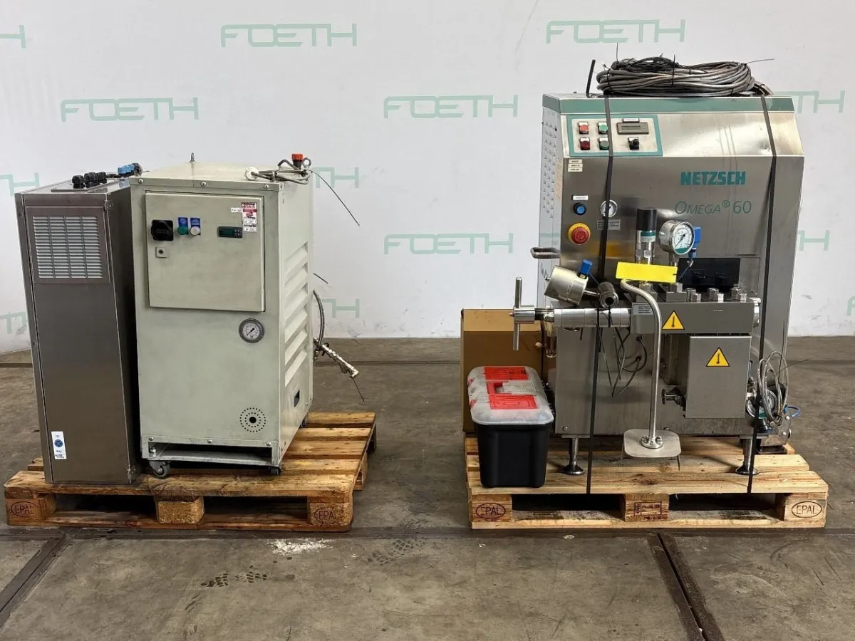 Netzsch Omega 60 (Ex) - Piston homogeniser Biotechnologie
