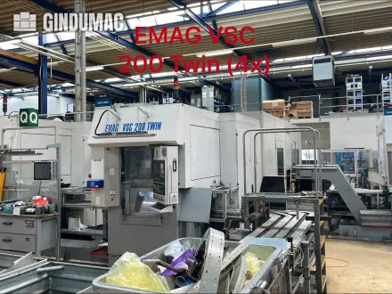 Emag VSC 200 TWIN OP 50 Vertikale Drehmaschine – RESALE