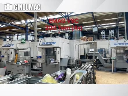 Emag VSC 200 TWIN OP 40 Vertikale Drehmaschine – RESALE