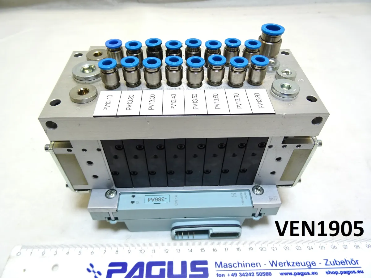 Festo Ventilinsel 10P-14-8C-ETP-R-J-8C+PA, 594954, 8x Ma