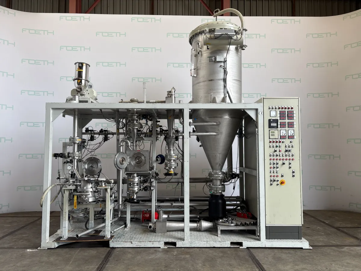 Netzsch 16/V-DA DSF & CFS 8/HD-S — Milling Skid - Jet Mill Strahlmühlen