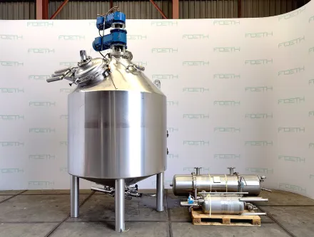 Hermann Waldner 2000L - Stainless Steel Reactor Molkerei – RESALE
