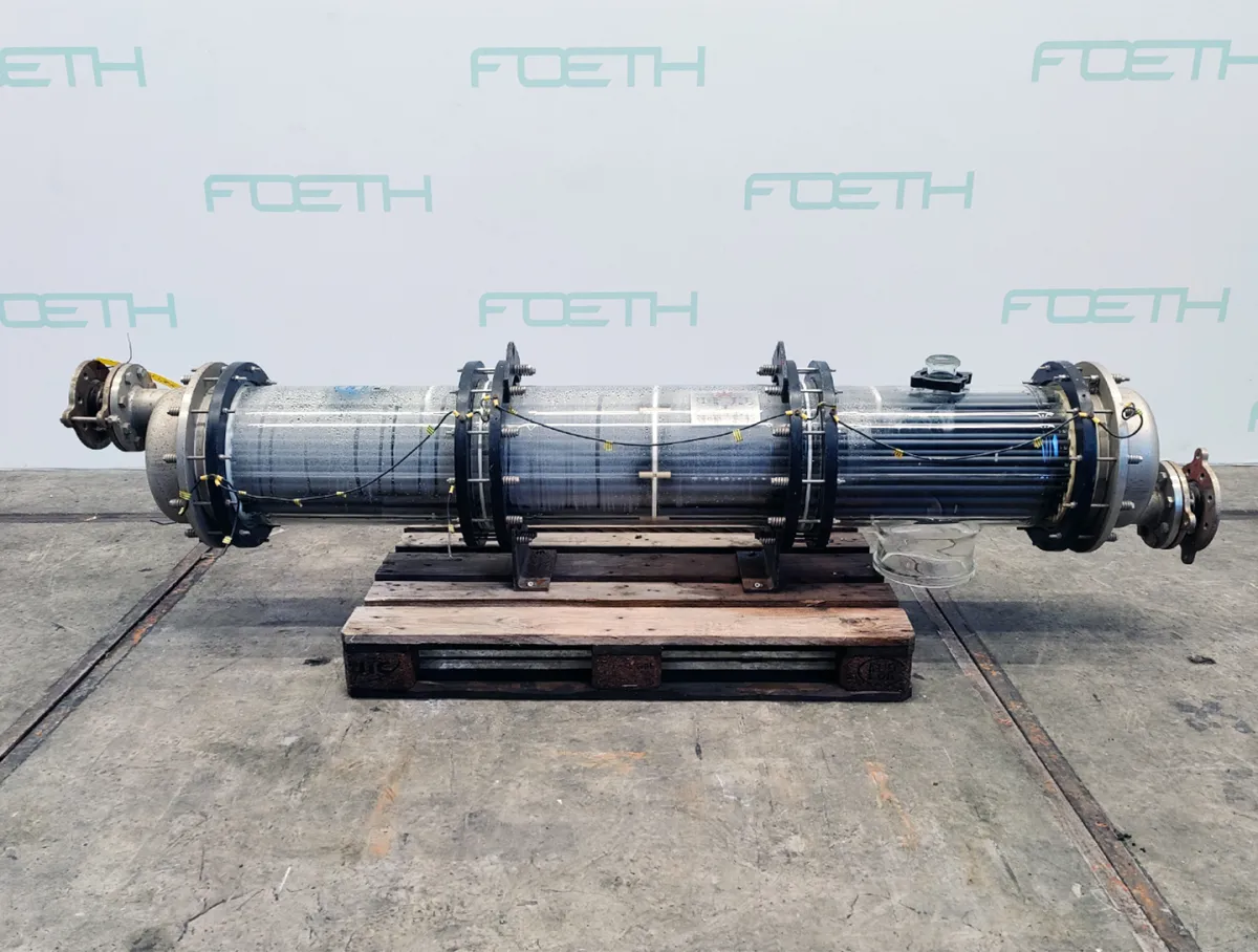QVF Glasstechnik S-ROB71/300/SH/3/SIC 7,1m² - Shell and tube heat e Tierfutter
