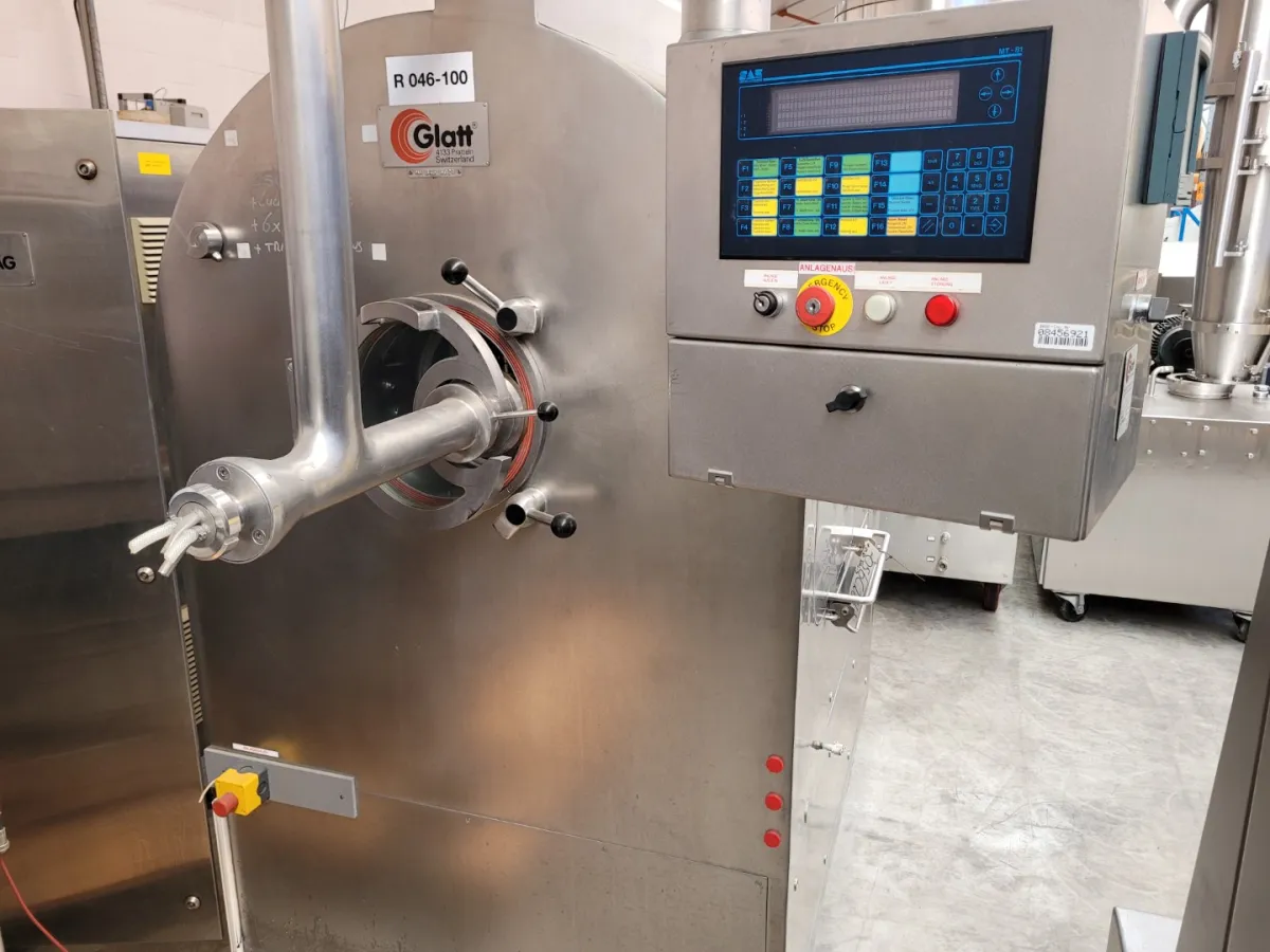 Glatt GC-500/600/750 - Coating pan Zucker