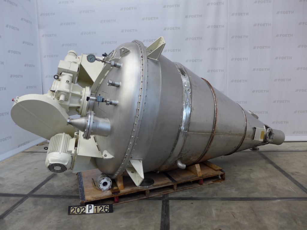 Hosokawa Nauta MBXU-20 RVW - Conical dryer Biotechnologie