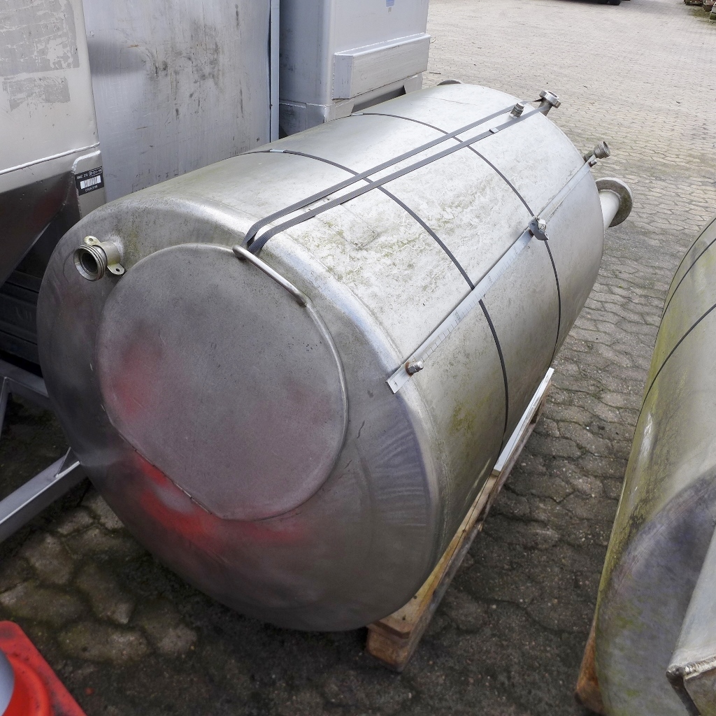 820 Liter Rührwerksbehälter aus V2A mit Propellerr