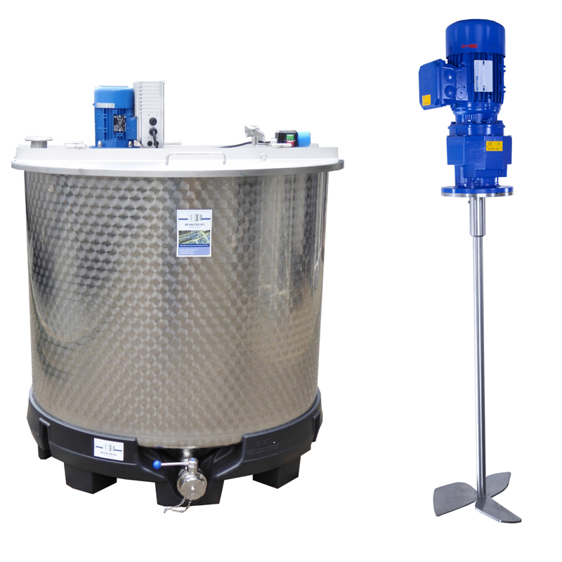 1150 Liter Rührwerksbehälter mit langsa