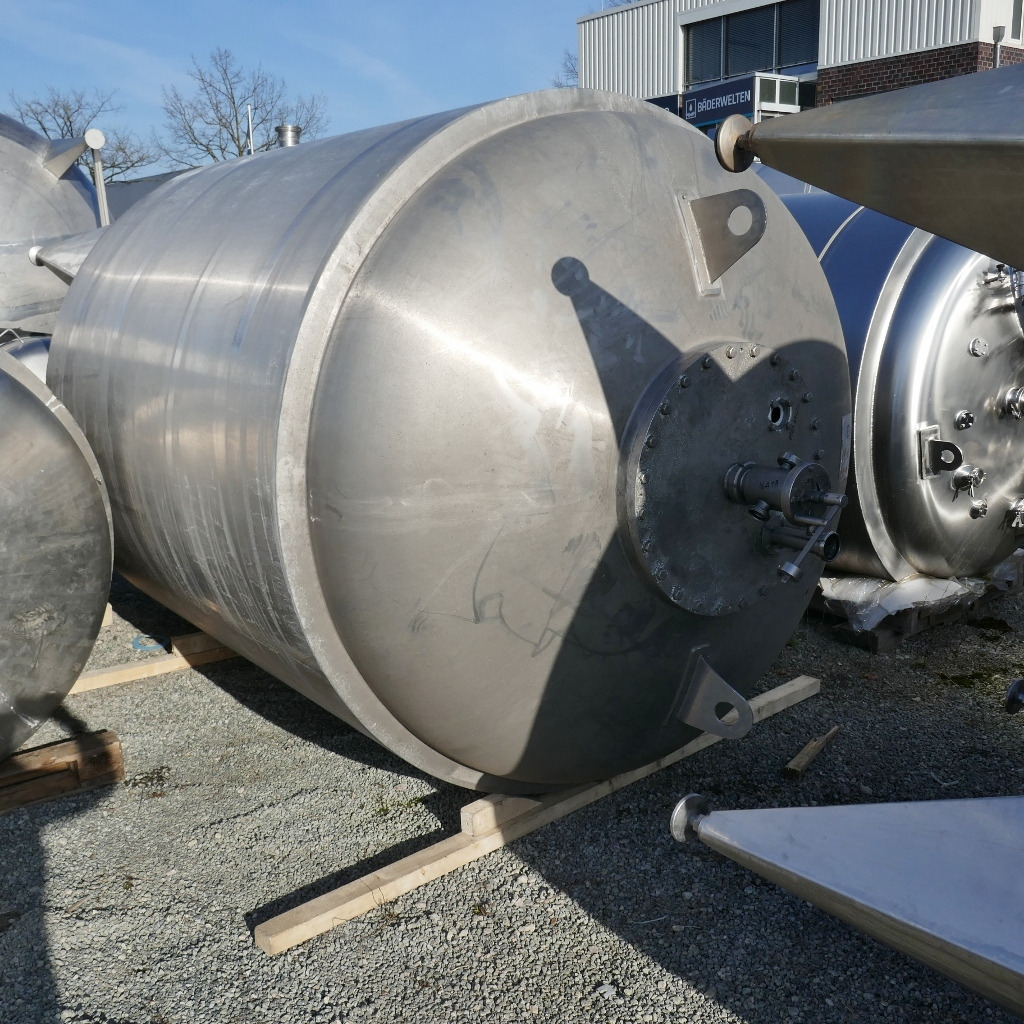 METALINOX 7500 Liter isolierter Druckbehälter aus V2A