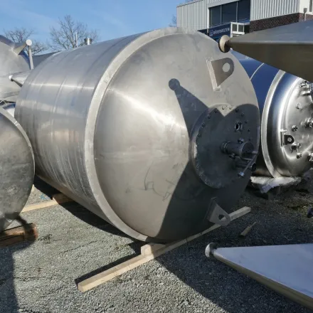 Metalinox 7500 Liter isolierter Druckbehälter aus V2A – RESALE