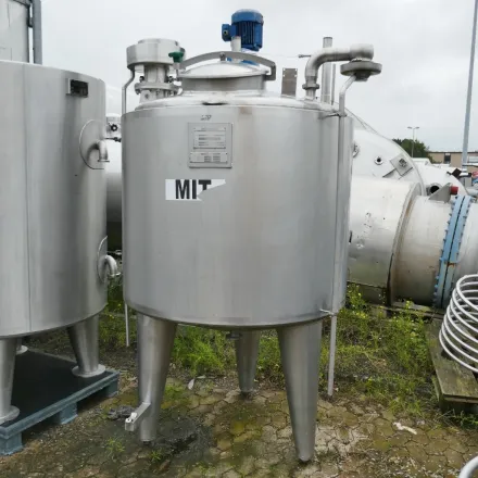 Tuchenhagen 1270 Liter heiz-/kühlbarer Rührwerksbehälter aus V – RESALE