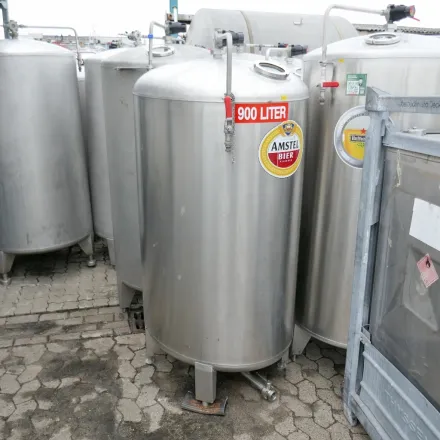 900 Liter ovaler Behälter aus V4A – RESALE
