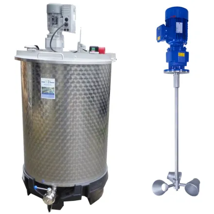 550 Liter Rührwerksbehälter mit Becherr – RESALE