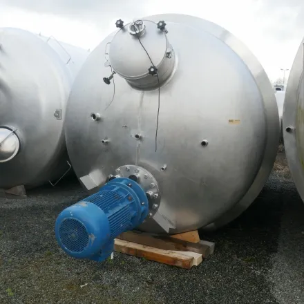 Terlet 13000 Liter isolierter Rührwerksbehälter aus V4A m – RESALE