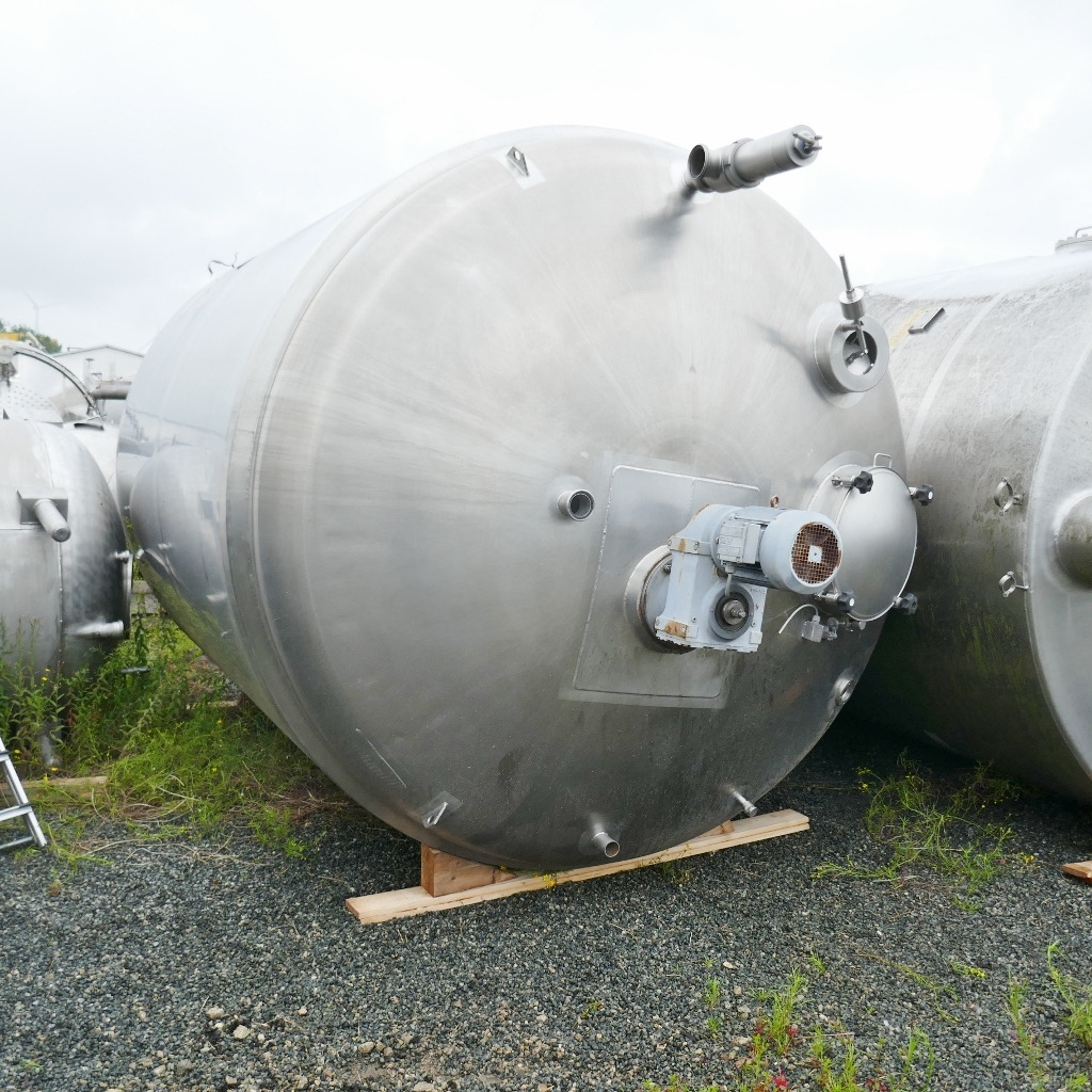 AURICH Edelstahl 17620 Liter isolierter Rührwerksbehälter aus V2A m