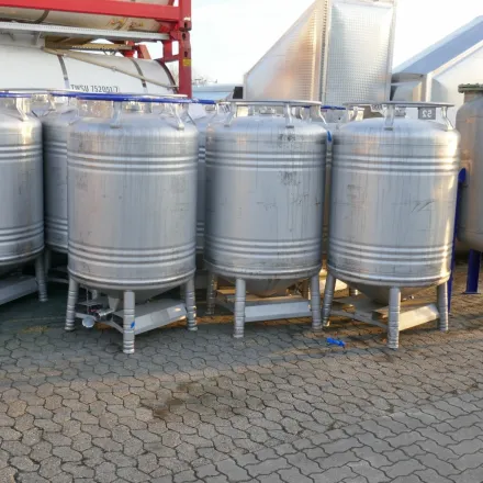 Eurocont 1000 Liter aseptischer druckfester Rundcontainer a – RESALE