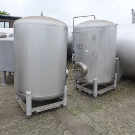 Edel Tank 2470 Liter Druckbehälter aus V2A – RESALE
