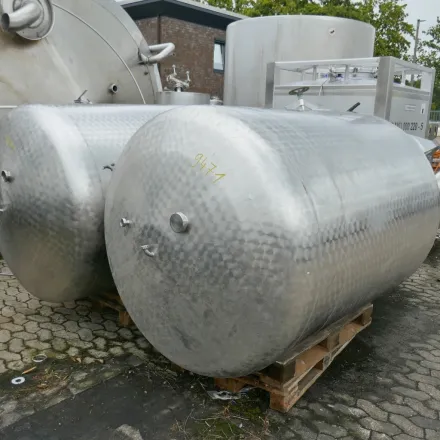 Edel Tank 3000 Liter Druckbehälter aus V2A – RESALE