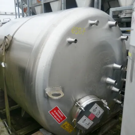Coelho 3660 Liter Druckbehälter aus V4A – RESALE