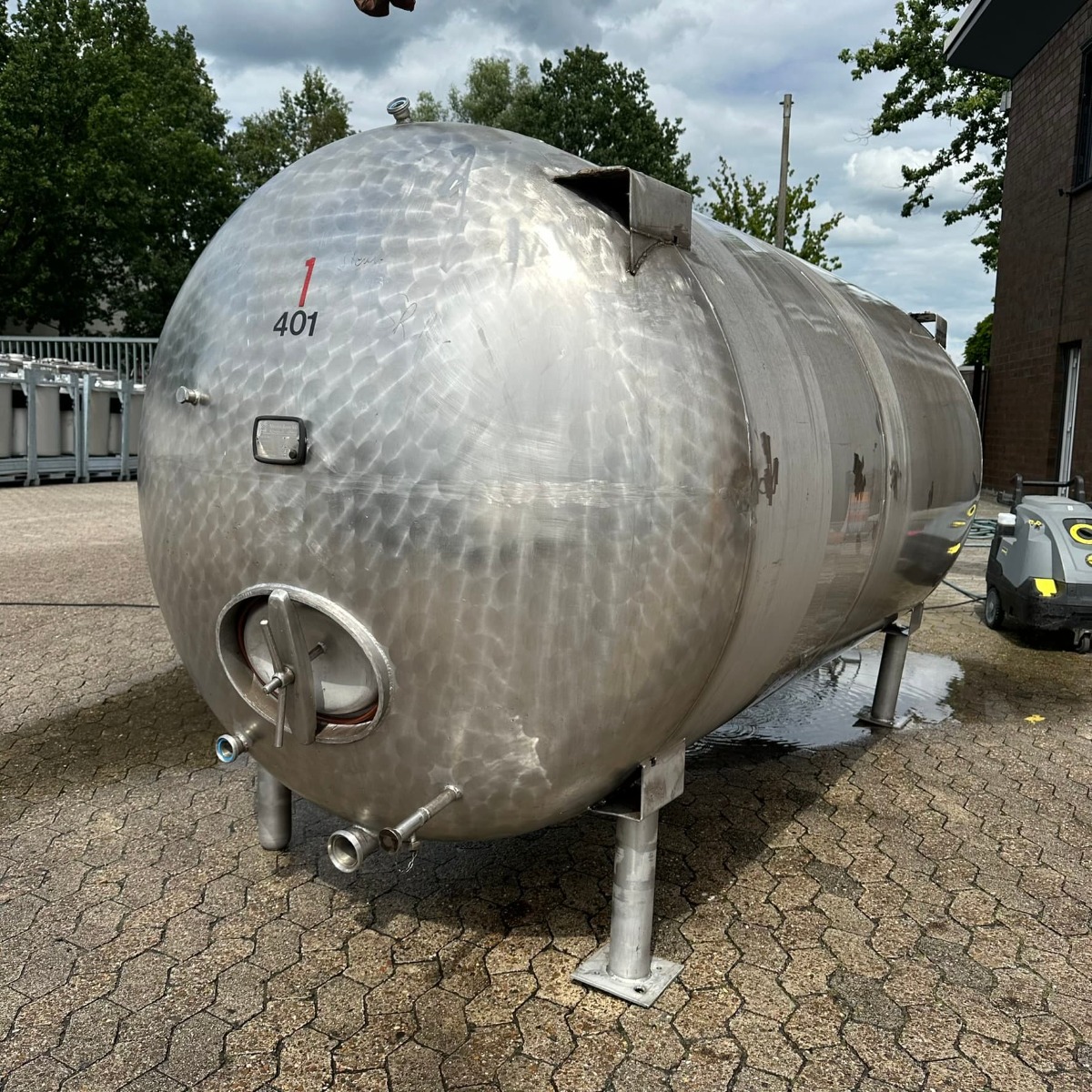 Martin Rosa KG 6200 Liter horizontale Druckbehälter aus V2A
