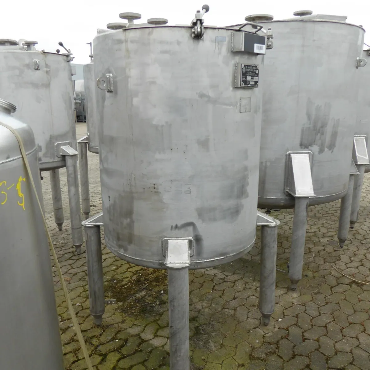 990 Liter ex-geschützter Rührwerksbehälter aus V2A