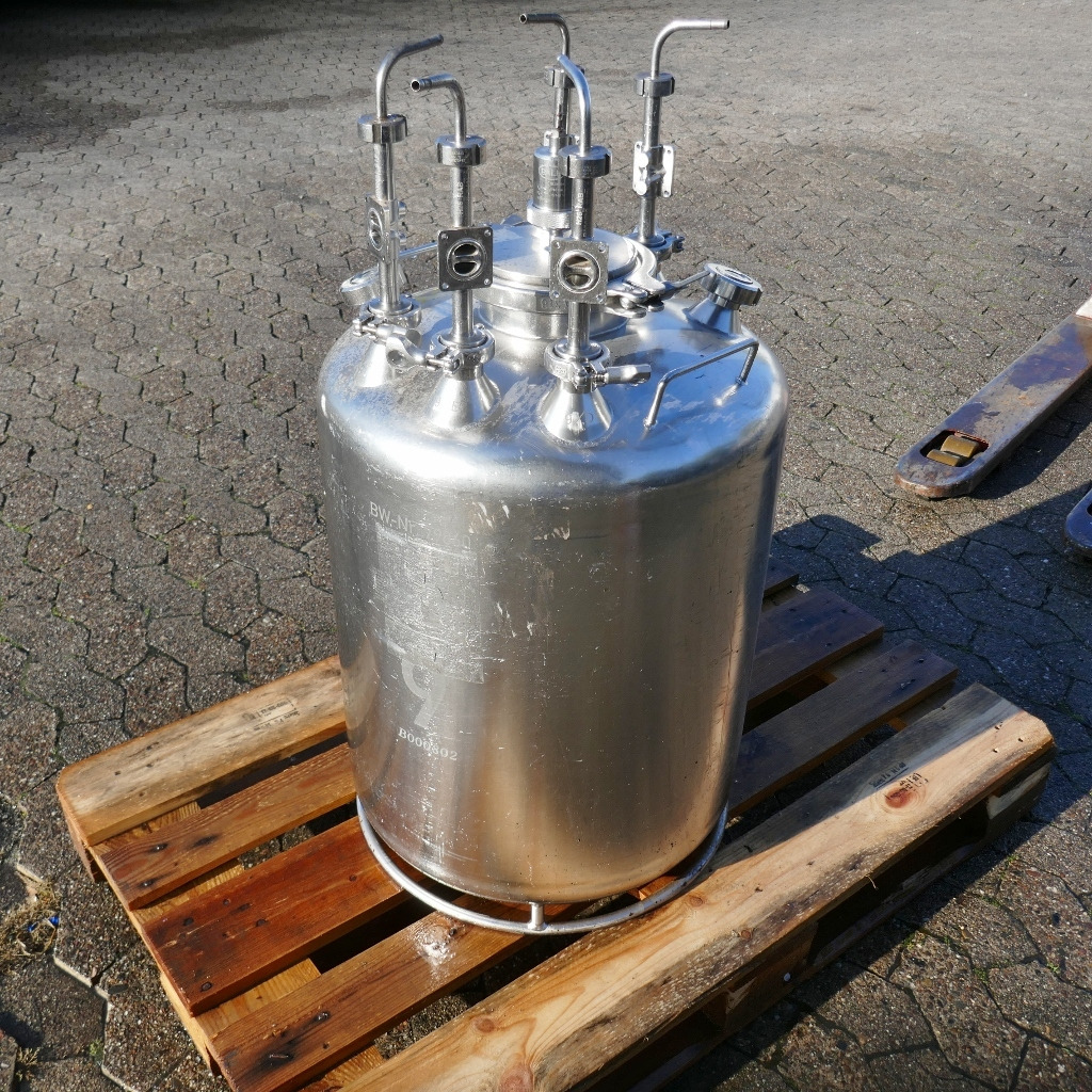 Eckhardt + Hedderich Apparatetechnik 130 Liter Druckbehälter aus V4A