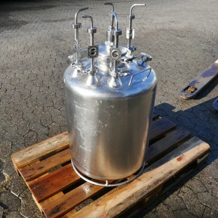 Eckhardt + Hedderich Apparatetechnik 130 Liter Druckbehälter aus V4A – RESALE
