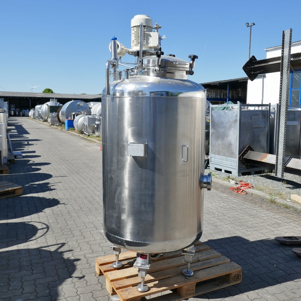 Pharma-Con 800 Liter Pharmazie Drucktank aus V4A mit Propelle