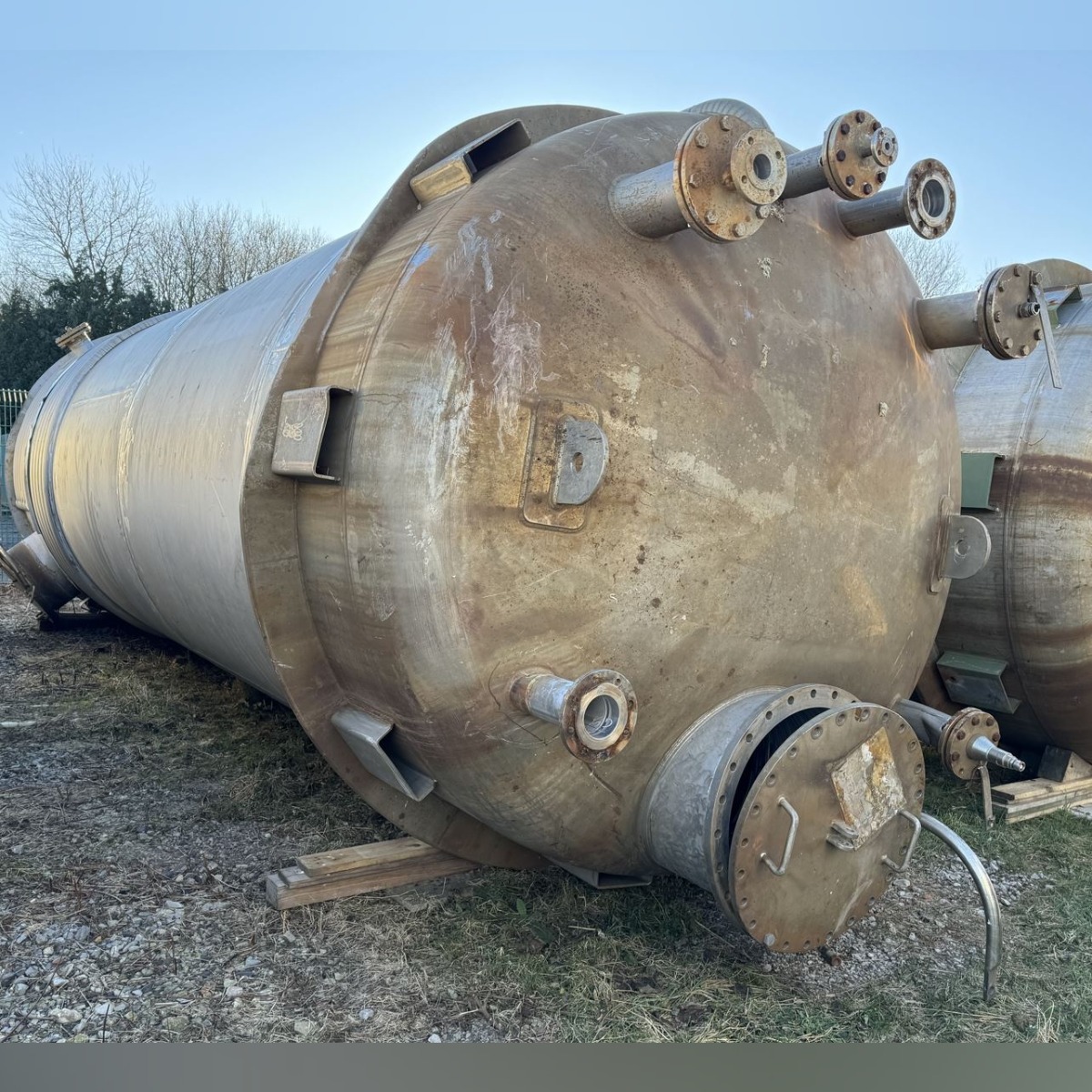 33725 Liter heiz-/kühlbarer Drucktank aus V4A (spe