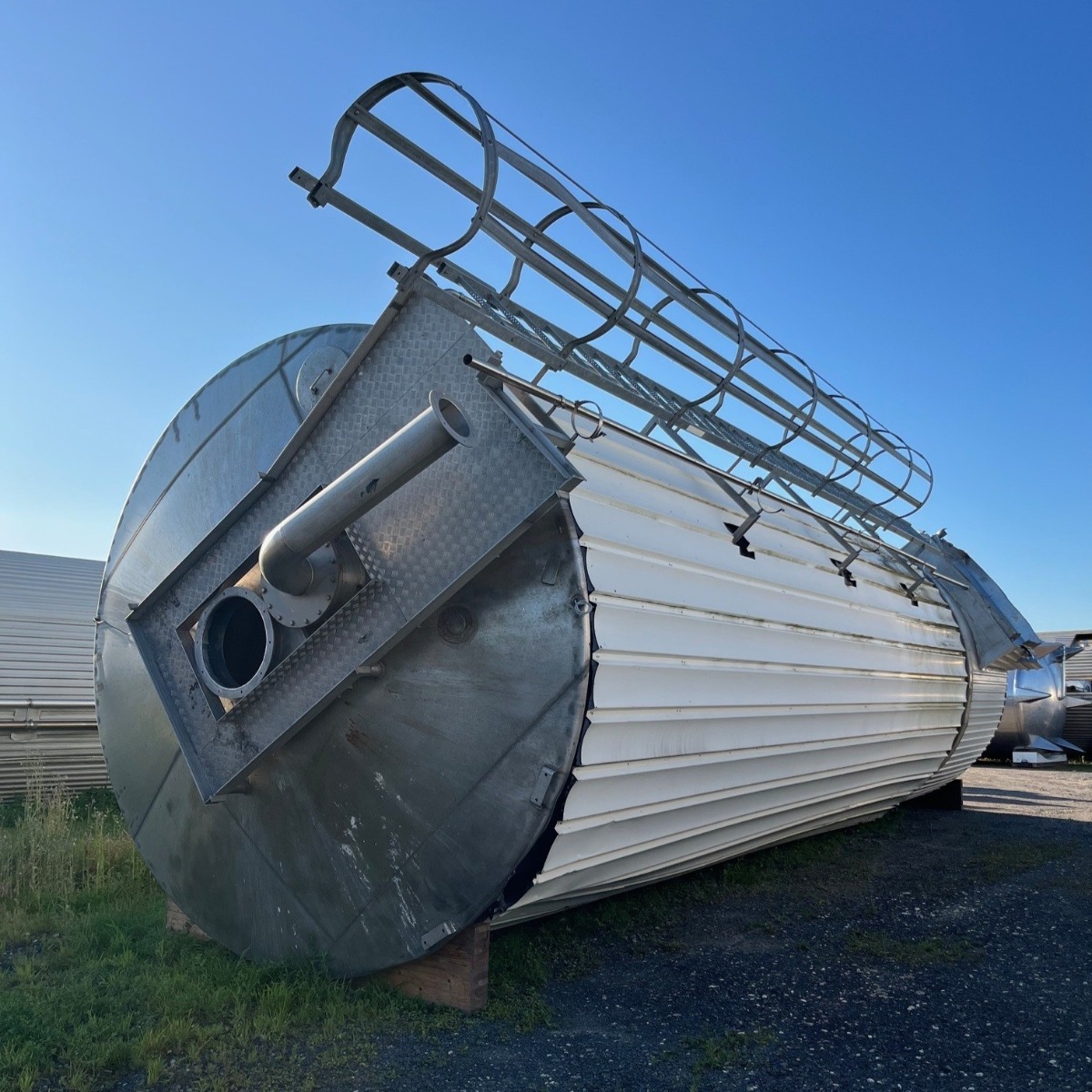 120000 Liter isolierter Lagertank aus V2A
