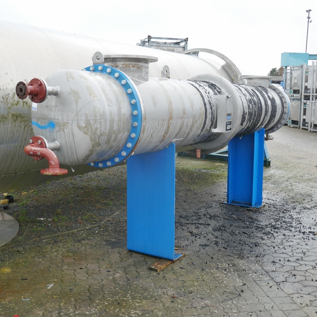 Industrieanlagentechnik Frauental 13,8 m² Rohrbündelwärmetauscher aus V4A