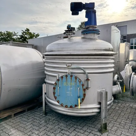 Hanag 4413 Liter heiz-/kühlbarer Vakuum Druckbehälter au – RESALE