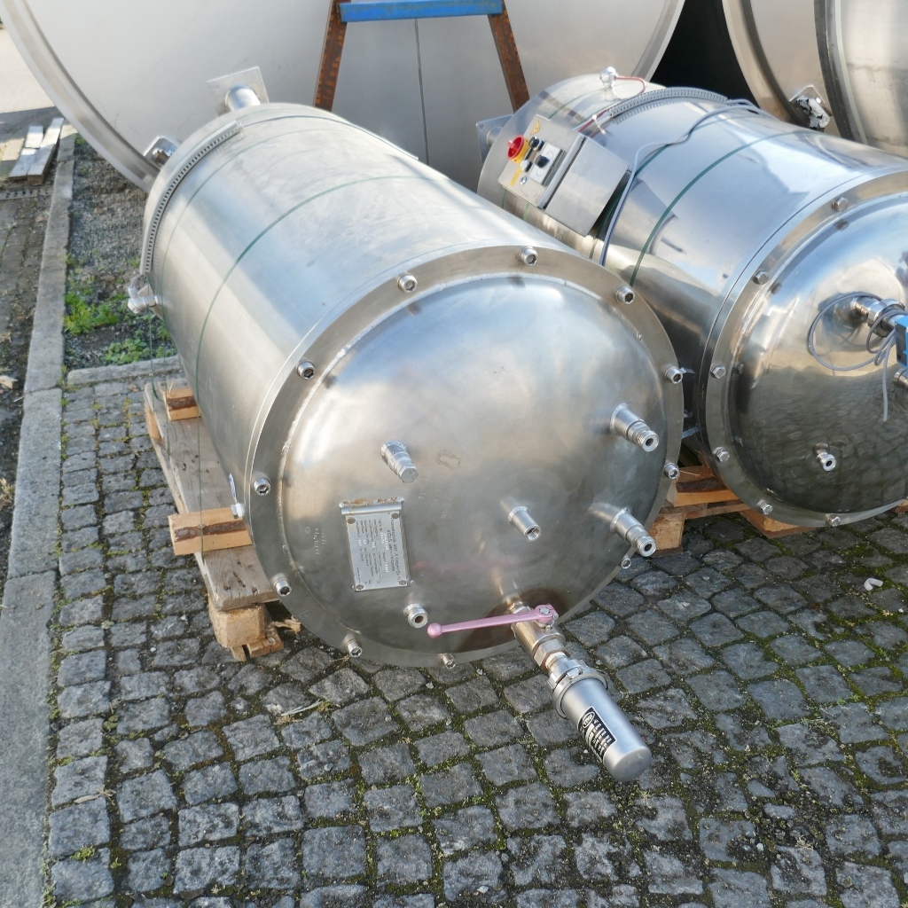 Smeja 554 Liter heiz-/kühlbarer Druckbehälter aus V4A
