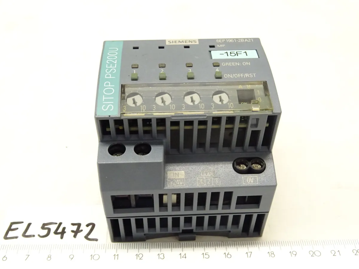Siemens Selektivitätsmodul 6EP1961-2BA21, 24 V, 4x 10 A