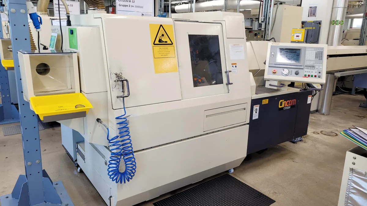 Citizen Machinery & Boley Cincom M-12 CNC Langdrehautomat