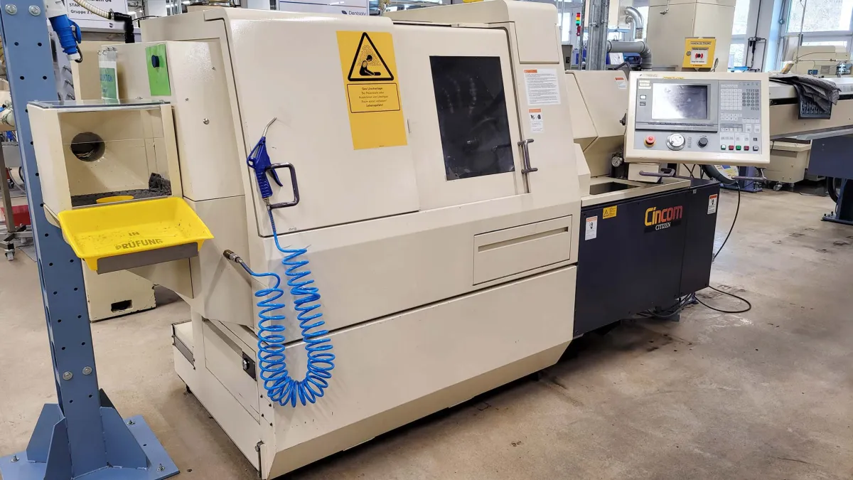 Citizen Machinery & Boley Cincom M-12 CNC Langdrehautomat