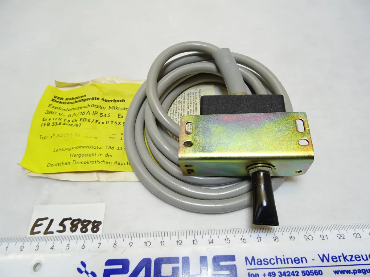 Ex-geschützter Mikrotaster MEX AQ(5) 1.E2, 2,0 m A