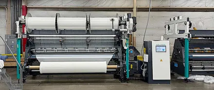 Karl Mayer Raschel RSE 4-1 Kettenwirkmaschine – RESALE