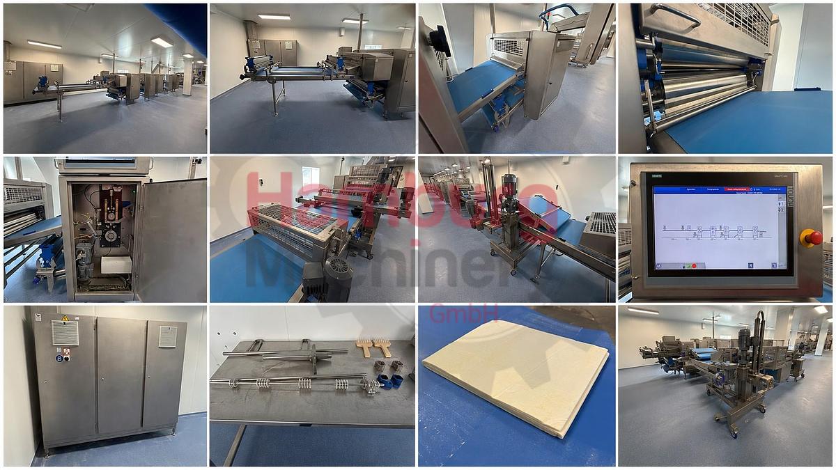 Rademaker Sheeting line and Universal... Teigteilmaschinen