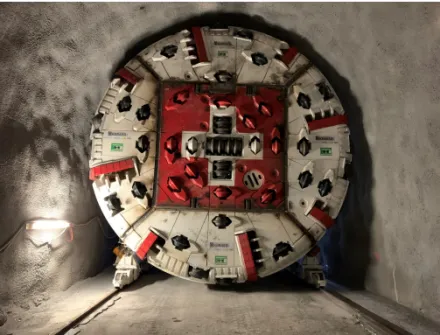 Double Shield Tunnel Boring Maschine for hard rock Tunnelbohrmaschine – RESALE