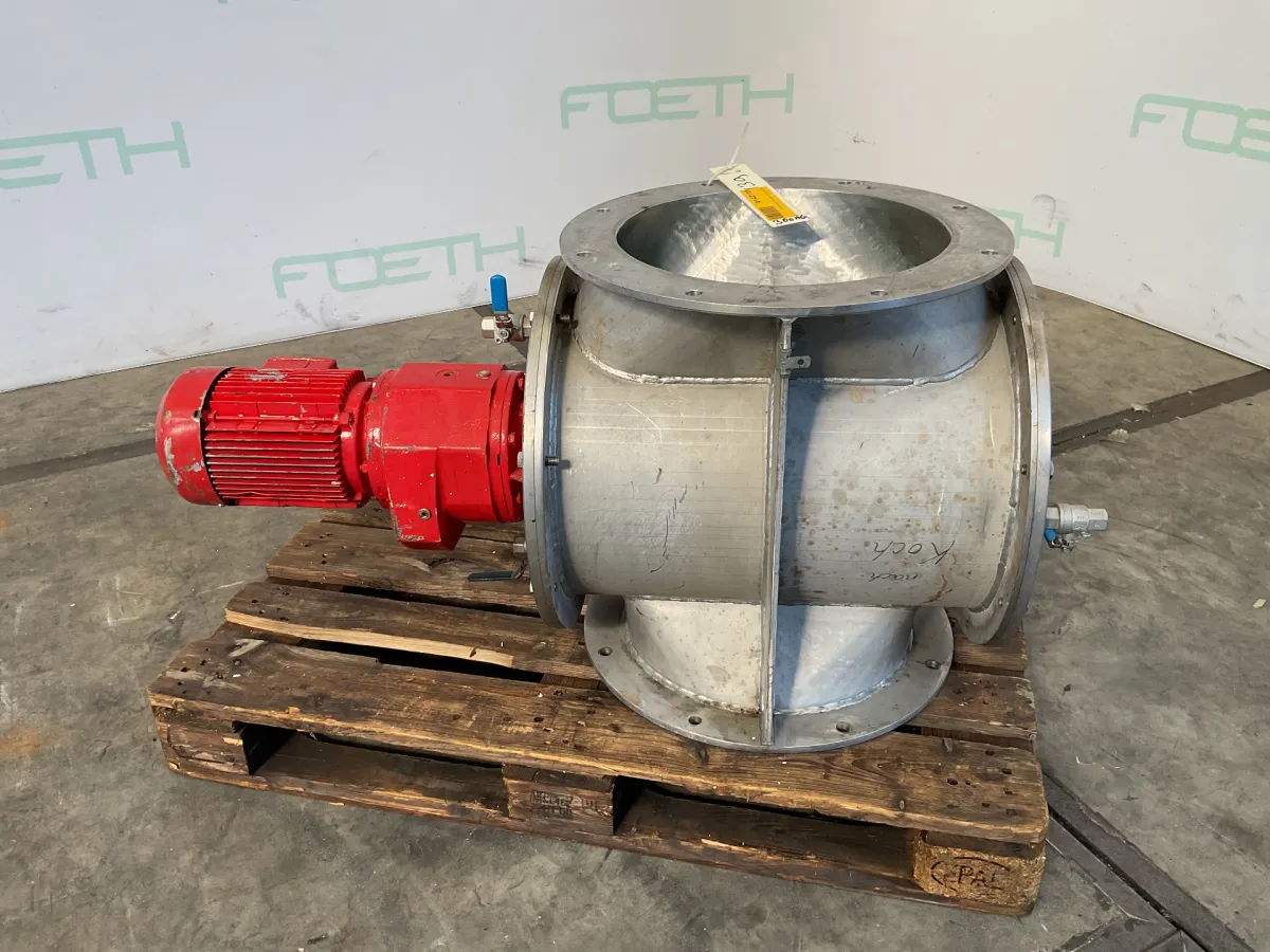 Rotor ø 400 mm Rotating valve Zellenradschleuse