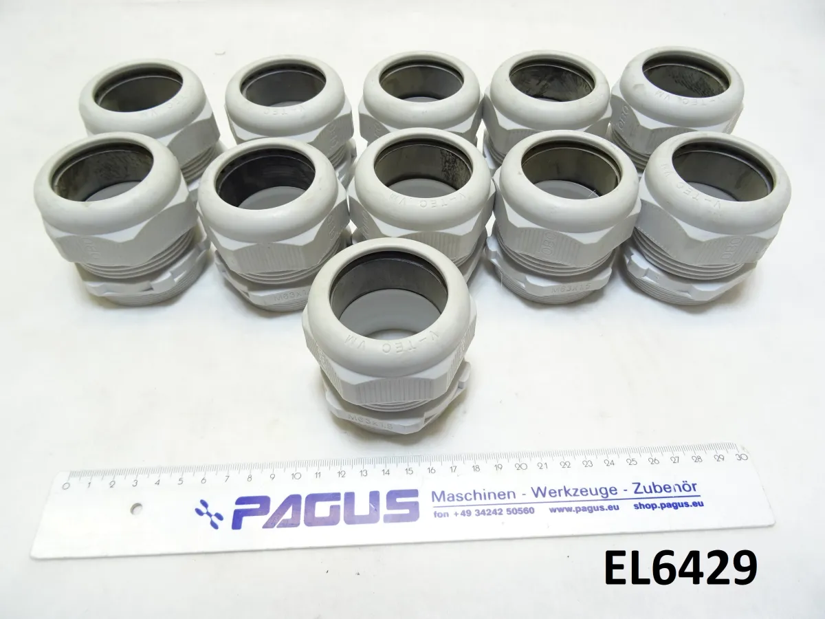 Kabelverschraubung M63x1,5, 11 Stück
