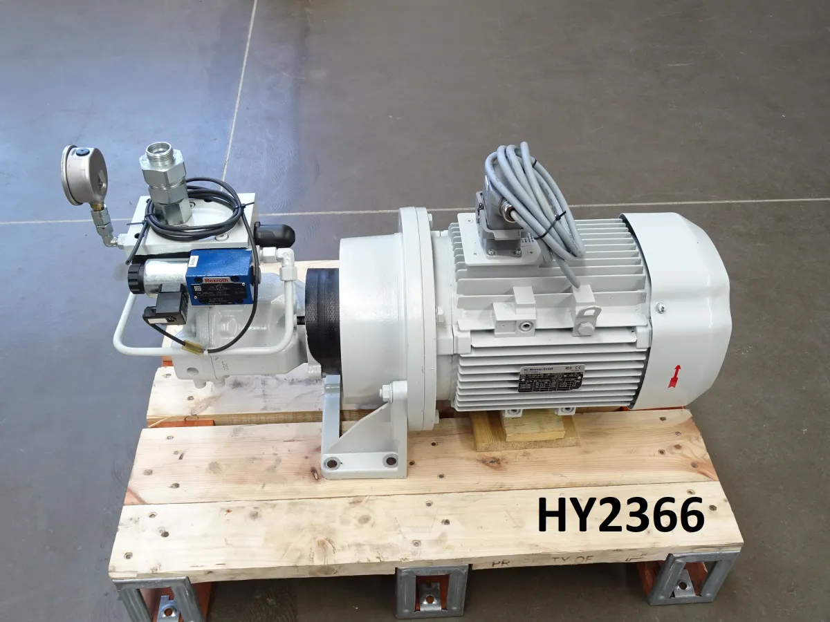 Hydraulikpumpe A10VSO 18 DFR1/31R mit Motor 5,5 kW