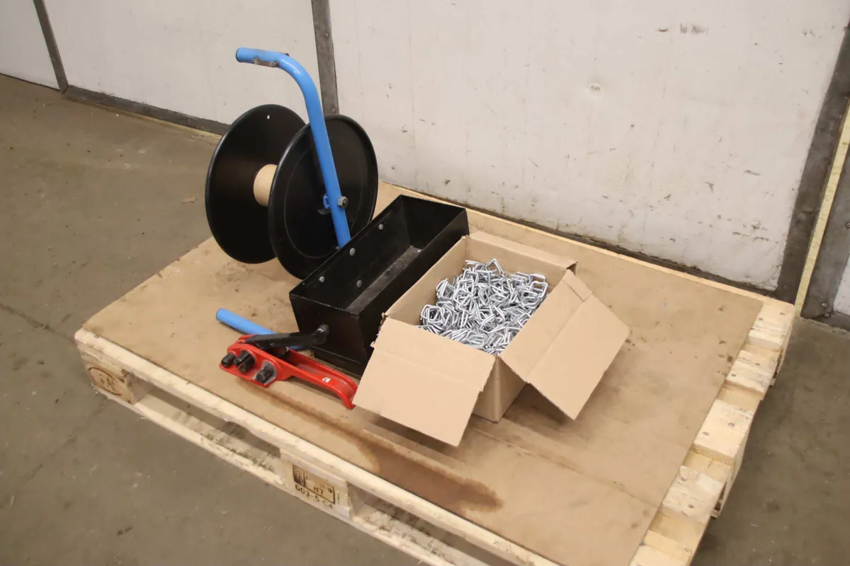 Vematec Breite bis 19 mm Umreifungsset Spannbandzange mit Zubehör